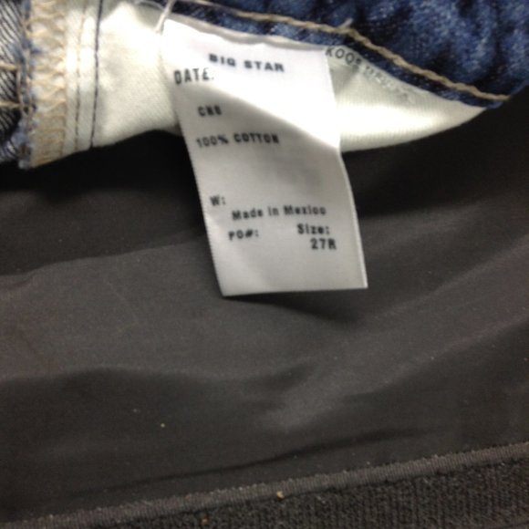 BIG STAR ALEX FRAY SHORT JEANS, NWT - Picture 5 of 5